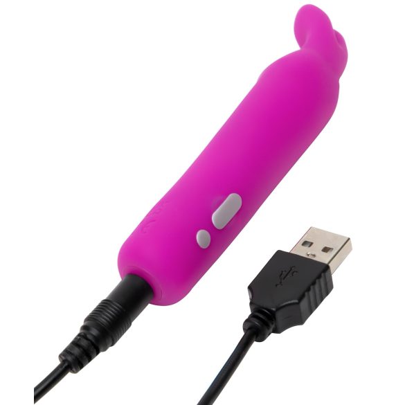 Happyrabbit - mini vibratore rabbit ricaricabile - silicone lilla