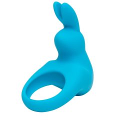   Anello Vibrante per Pene Happyrabbit Cock - Ricaricabile, in Silicone con Estremità a Forma di Orecchie di Coniglio (Blu)