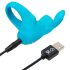 Anello Vibrante HappyRabbit Cock - ricaricabile (blu)