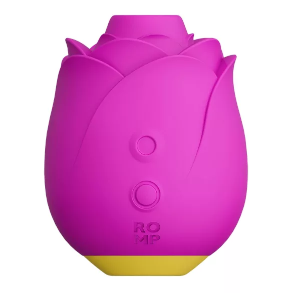 ROMP Rose - succhiatore clitoride con vibrazione - silicone rosa