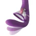 Fantasy For Her - vibratore punto G e clitoride 4 motori silicone viola