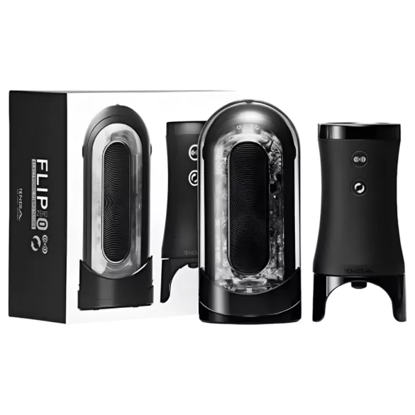 TENGA Flip 0 Electronic - masturbatore automatico uomo - nero
