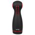 WYNE 06 - Masturbatore nero vibro-succhiante ricaricabile