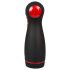 WYNE 06 - Masturbatore nero vibro-succhiante ricaricabile
