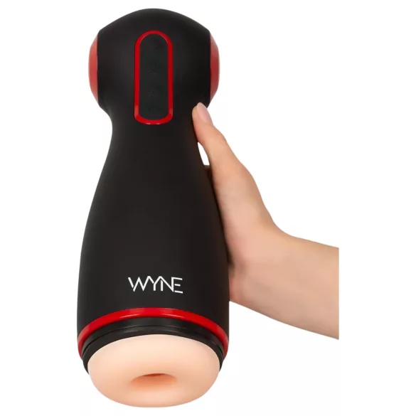 WYNE 06 - masturbatore automatico con vibrazione e suzione - nero