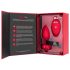 b-vibe a cuore - vibratore anale wireless (rosso)