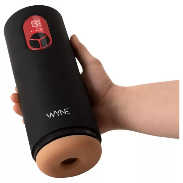 WYNE 07 - masturbatore vibrante e succhiante ricaricabile - nero