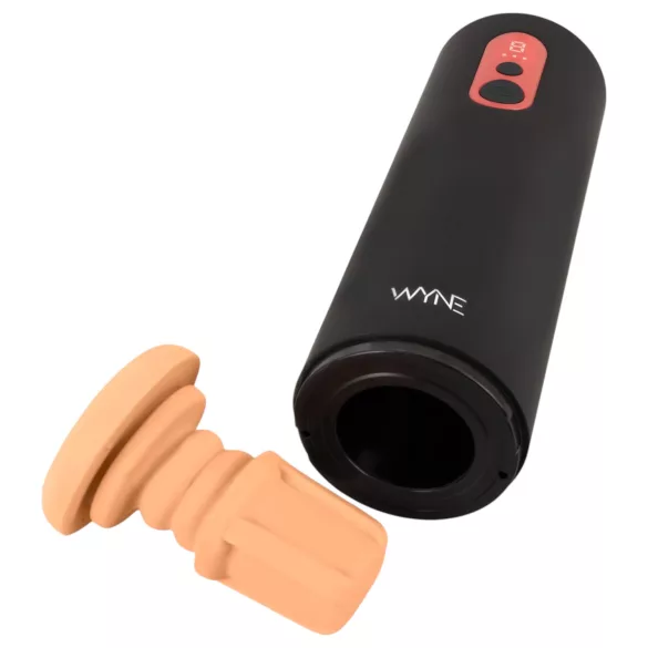 WYNE 08 masturbatore pulsante a movimento su e giù con display LED
