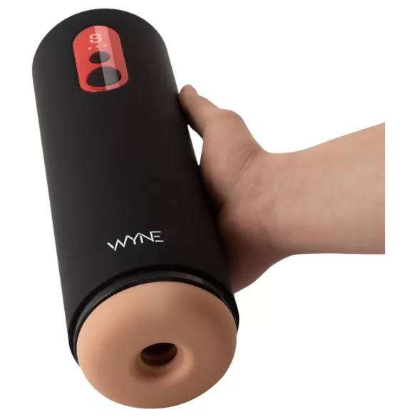 WYNE 08 masturbatore pulsante a movimento su e giù con display LED