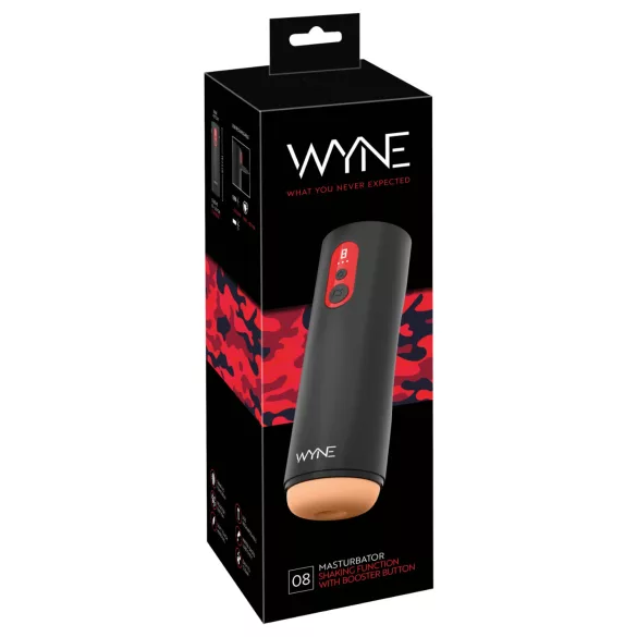 WYNE 08 masturbatore pulsante a movimento su e giù con display LED
