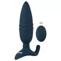   ANOS - vibratore anale a impulsi con telecomando - silicone blu