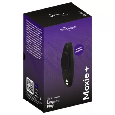  We-Vibe Moxie+ - vibratore clitorideo smart con telecomando - nero