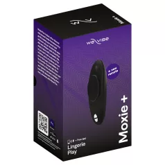   We-Vibe Moxie+ - vibratore clitorideo indossabile con app e telecomando (nero)