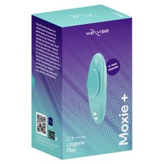   We-Vibe Moxie+ - vibratore clitorideo ricaricabile, radiocomandato e intelligente (turchese)
