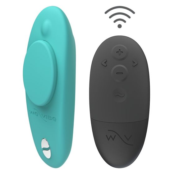 We-Vibe Moxie+ - Vibratore per Clitoride Ricaricabile con Comando a Distanza e App Smart (Turchese)