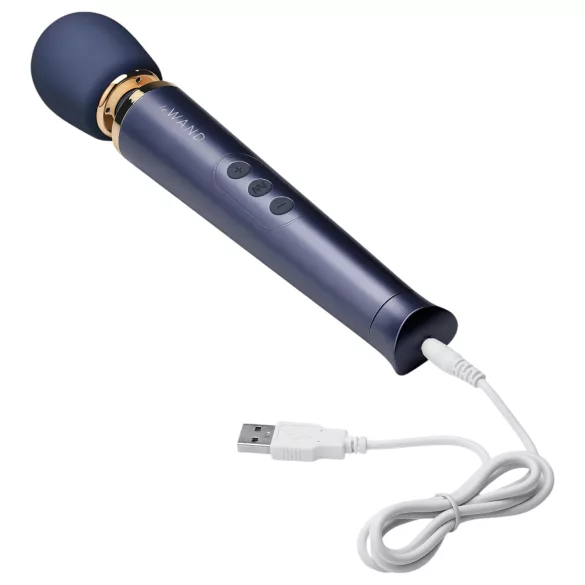 Le Wand Petite - massaggiatore vibrante esclusivo a batteria (blu)