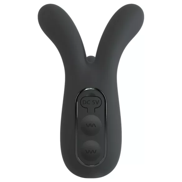 Smile - Vibratore punto G e prostata - Stimolazione doppia - Nero