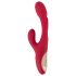 Smile - Vibratore con movimento a farfalla e lingua (rosso)