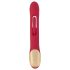 Smile - Vibratore con movimento a farfalla e lingua (rosso)