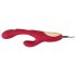Smile - Vibratore con movimento a farfalla e lingua (rosso)