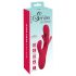 Smile - Vibratore con movimento a farfalla e lingua (rosso)