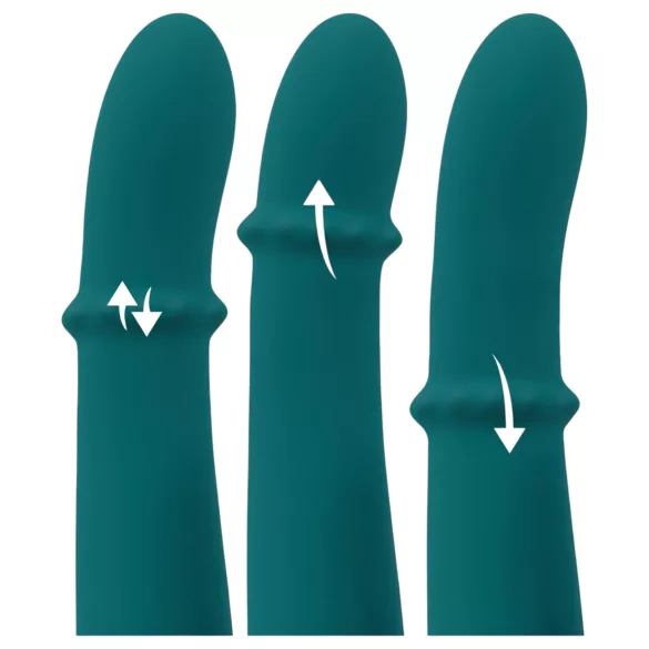 You2Toys - anello vibrante con coniglietto stimolatore - silicone turchese