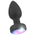 ANOS - plug anale luminoso e vibrante (nero)