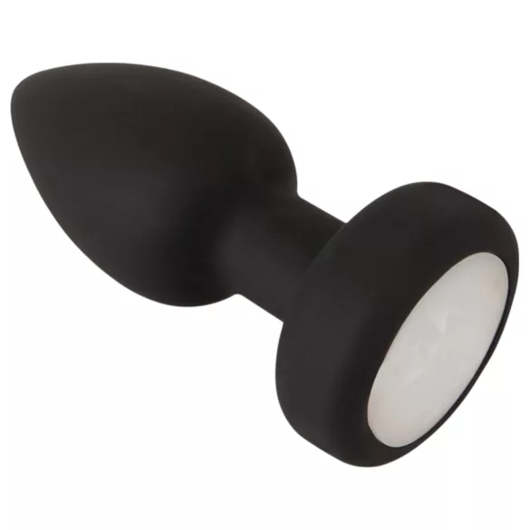 ANOS - plug anale luminoso e vibrante (nero)