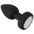 ANOS - plug anale luminoso e vibrante (nero)