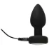 ANOS - plug anale luminoso e vibrante (nero)