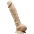 Silexd 8 - vibratore con telecomando - con testicoli - colore naturale