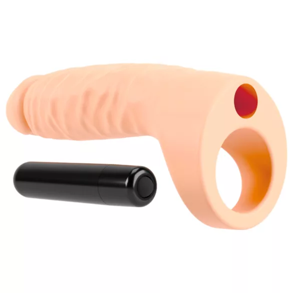 Realistixxx Double Fucker - dildo anale con imbracatura (color carne)