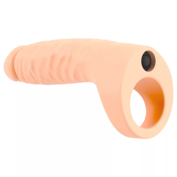 Realistixxx Double Fucker - dildo anale con imbracatura (color carne)