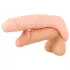 Realistixxx Double Fucker - dildo anale con imbracatura (color carne)