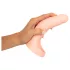 Realistixxx Double Fucker - dildo anale con imbracatura (color carne)