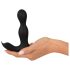 Rebel - Vibratore Prostata 2in1 con Telecomando (Nero)