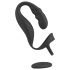 **Rebel - Vibratore prostatico con anello per pene e testicoli (nero)**
