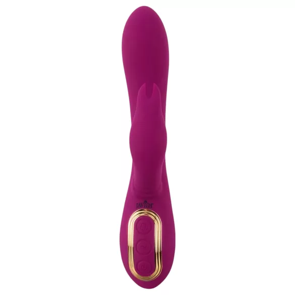 Javida - vibratore rotante con perline 3in1 - silicone viola