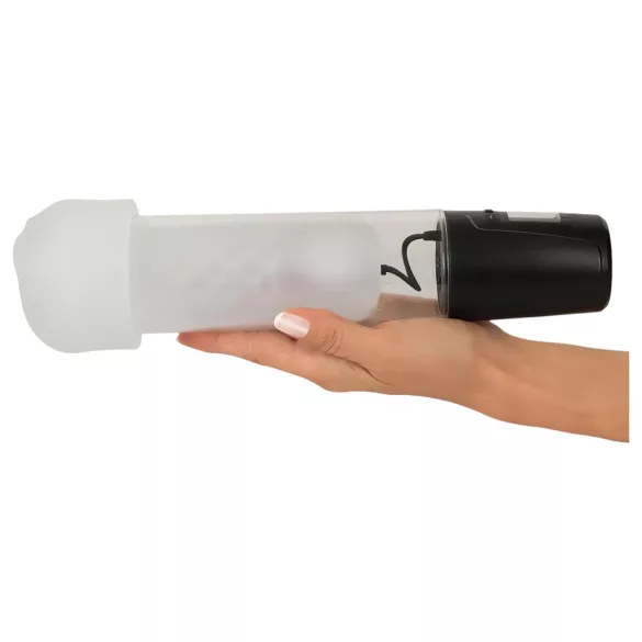 Mister Boner - pompa pene automatica ricaricabile - nero trasparente