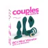 Couples Choice - vibratore 4 in 1 con telecomando - silicone turchese