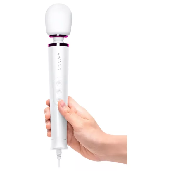 Le Wand Petite Plug-In - massaggiatore vibrante ricaricabile - bianco