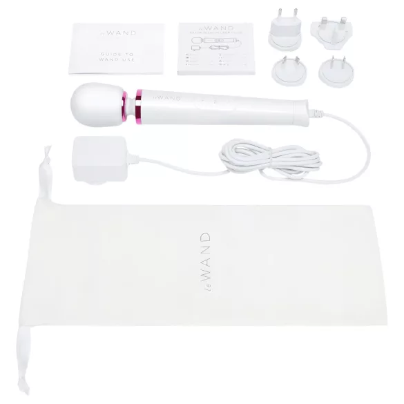 Le Wand Petite Plug-In - massaggiatore vibrante ricaricabile - bianco