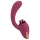 Javida - vibratore 2in1 con lingua - silicone rosso