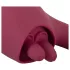 Javida - vibratore 2in1 con lingua - silicone rosso