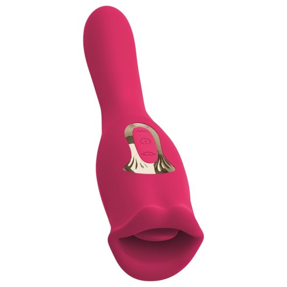 You2Toys - Vibratore 2in1 con lingua (rosa)
