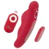 Smile - vibratore per slip wireless ricaricabile - rosso