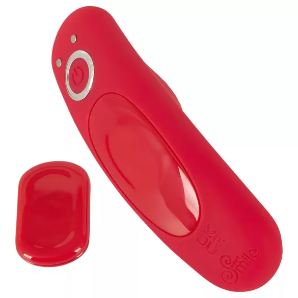 Smile - vibratore per slip wireless ricaricabile - rosso