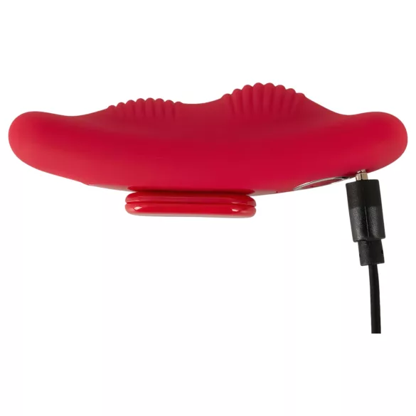 Smile - vibratore per slip wireless ricaricabile - rosso