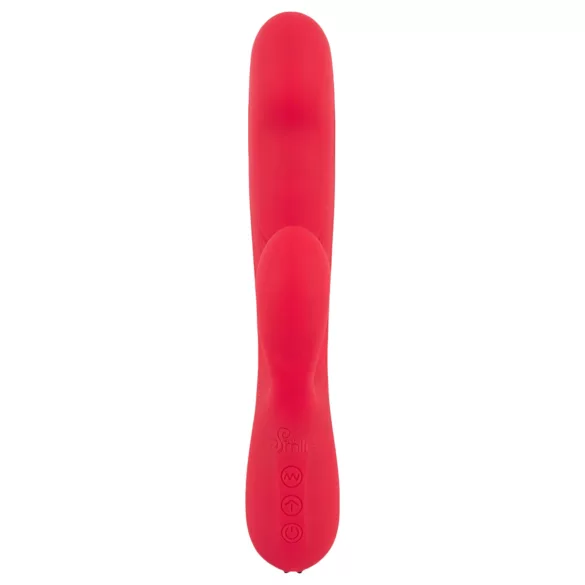 Smile Thumping Rabbit - vibratore ricaricabile 3 motori - silicone rosso