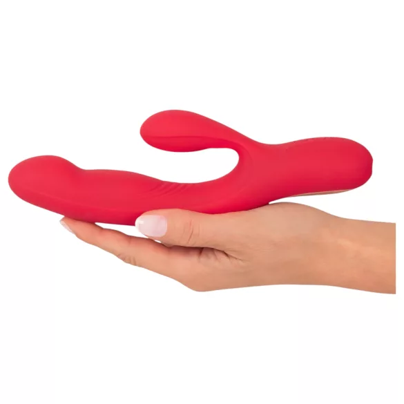Smile Thumping Rabbit - vibratore ricaricabile 3 motori - silicone rosso